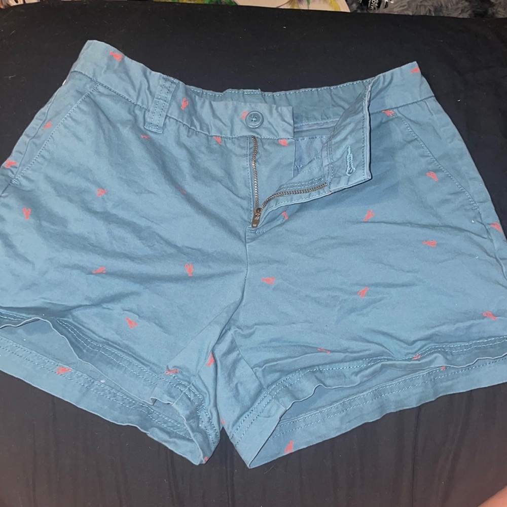 Blue Magellan shorts with crawfish